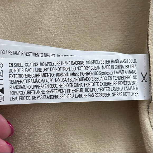 Forever 21 Faux Leather High Waisted Pencil Skirt Women’s SZ Large in Camel - Picture 9 of 9